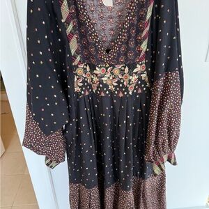 Vintage Floral Maxi Dress